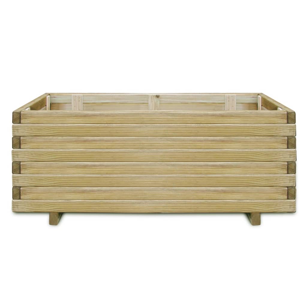 Vidaxl Sembradora Insertada Rectangular 100x50x40 cm de madera