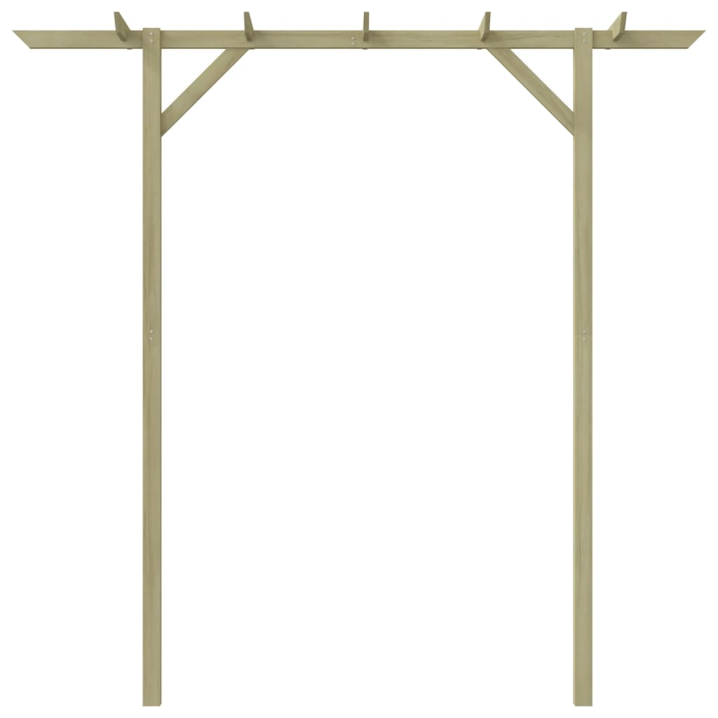 Vidaxl Pérgola 205x40x203 cm de madera