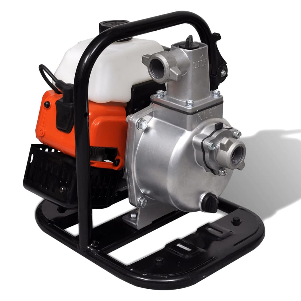 Vidaxl Bomba de agua gasolina 2 impuestos 1.2 kW 0.95 L