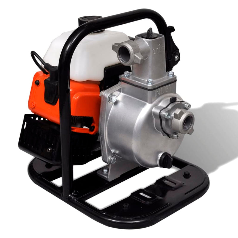 Vidaxl Bomba de agua gasolina 2 impuestos 1.2 kW 0.95 L