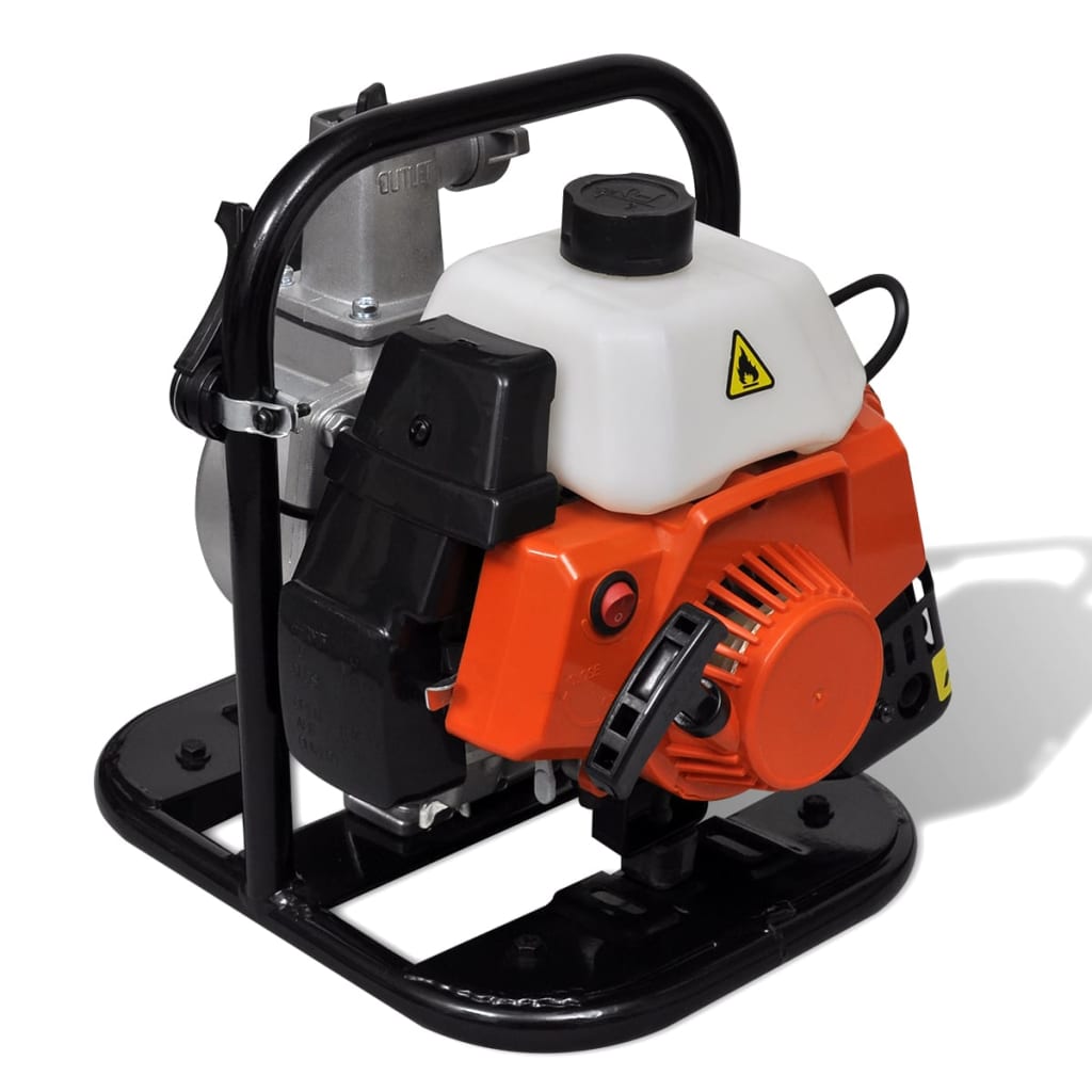 Vidaxl Bomba de agua gasolina 2 impuestos 1.2 kW 0.95 L