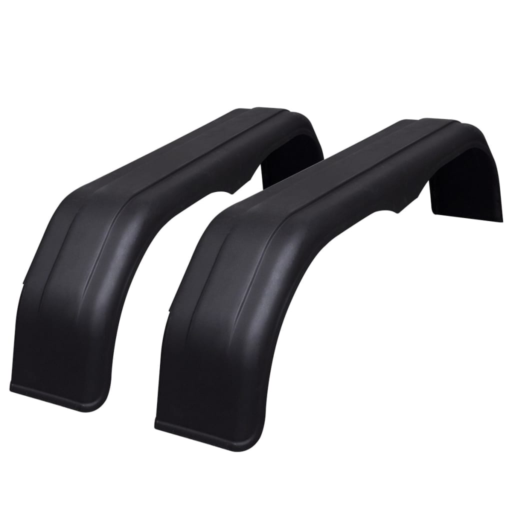 Vidaxl Satplates Tandem per ruote del rimorchio 2 PC 240x1650 mm
