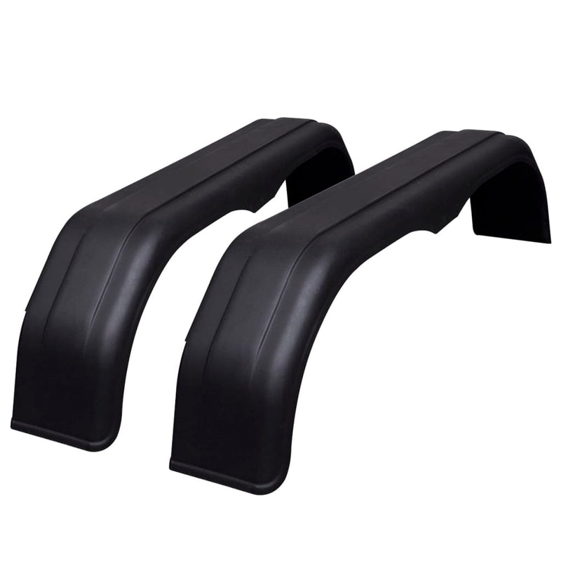 Vidaxl Satplates Tandem per ruote del rimorchio 2 PC 240x1650 mm