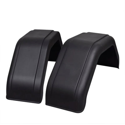 Vidaxl 2 X Mudguards per ruote del rimorchio 220 x 760 mm
