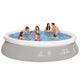 Jilong piscina redonda hinchable 450x122 cm gris