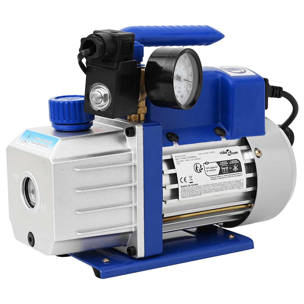 Vidaxl vacuümpomp 1-traps met compressor 71 l min