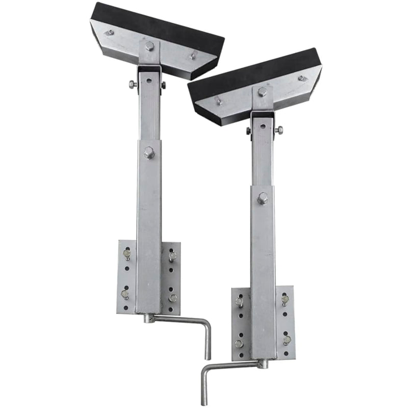 Vidaxl stalen frame ondersteuning voor de boot aanhanger 63-88 cm (set van 2)