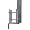 Soporte de marco de acero Vidaxl para el remolque de la embarcación 63-88 cm (conjunto de 2)