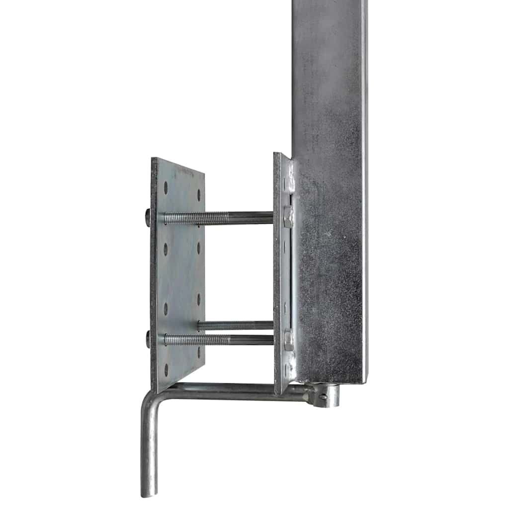 Soporte de marco de acero Vidaxl para el remolque de la embarcación 63-88 cm (conjunto de 2)