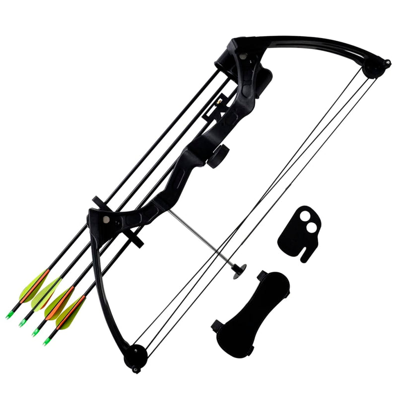 Vidaxl Youth Compuundboog con accesorios y flechas de aluminio
