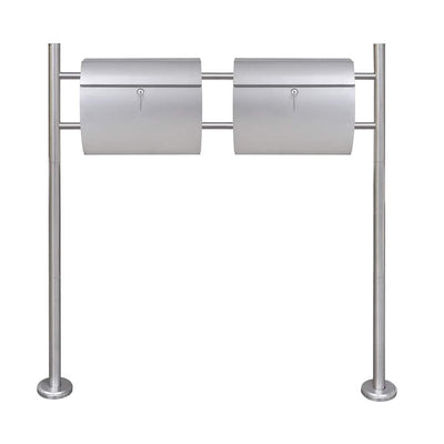 Vidaxl Double Betpletbox en Standard de acero inoxidable