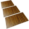 Vidaxl Bathmat acaciahout 80 x 50 cm 3 pezzi