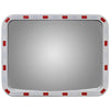 Vidaxl Mirror de tráfico Rectangular con reflectores 60x80 cm