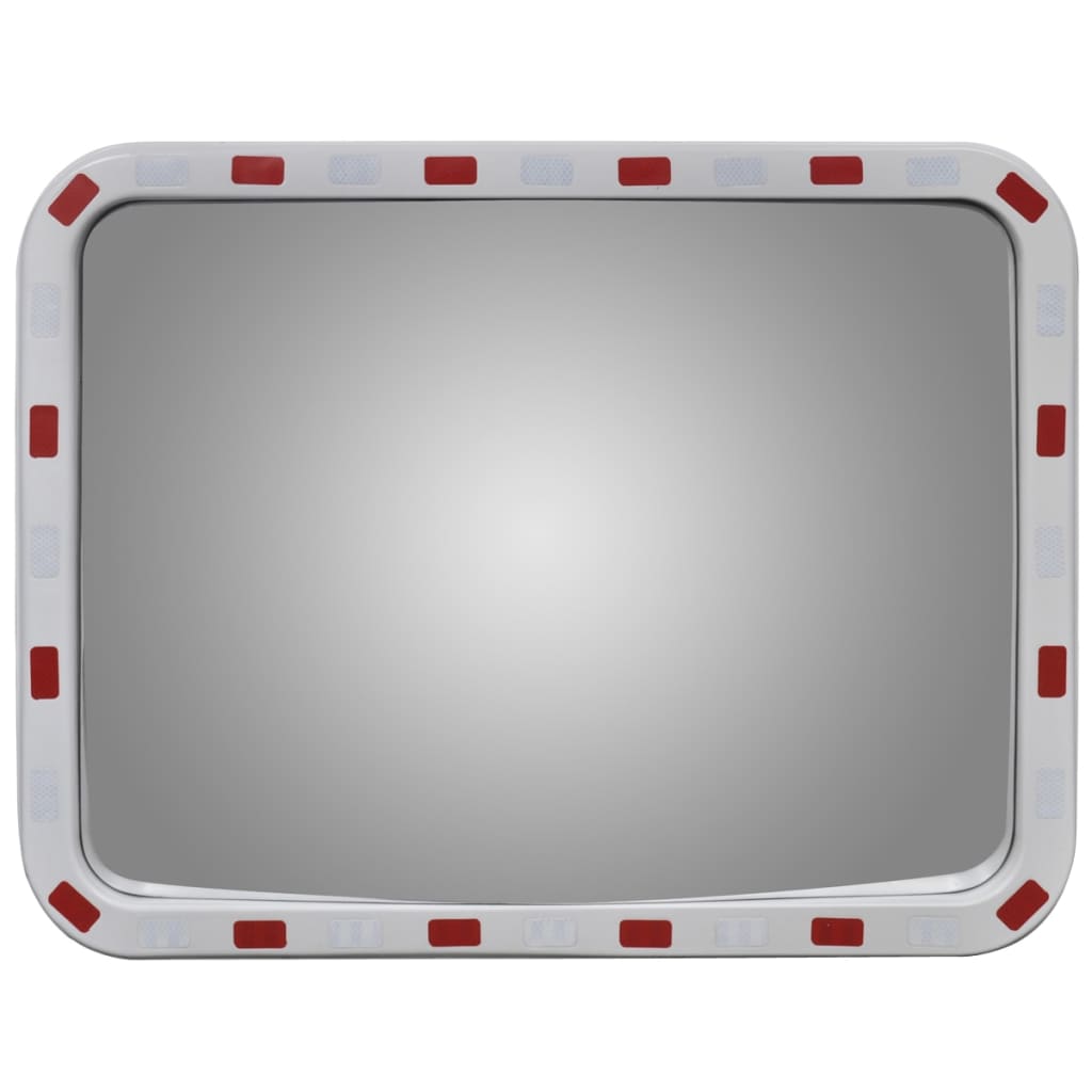 Vidaxl Mirror de tráfico Rectangular con reflectores 60x80 cm