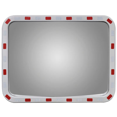 Vidaxl Mirror de tráfico Rectangular con reflectores 60x80 cm