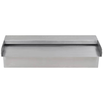 Piscina Vidaxl piscina caduta caduta rettangolare in acciaio inossidabile da 30 cm