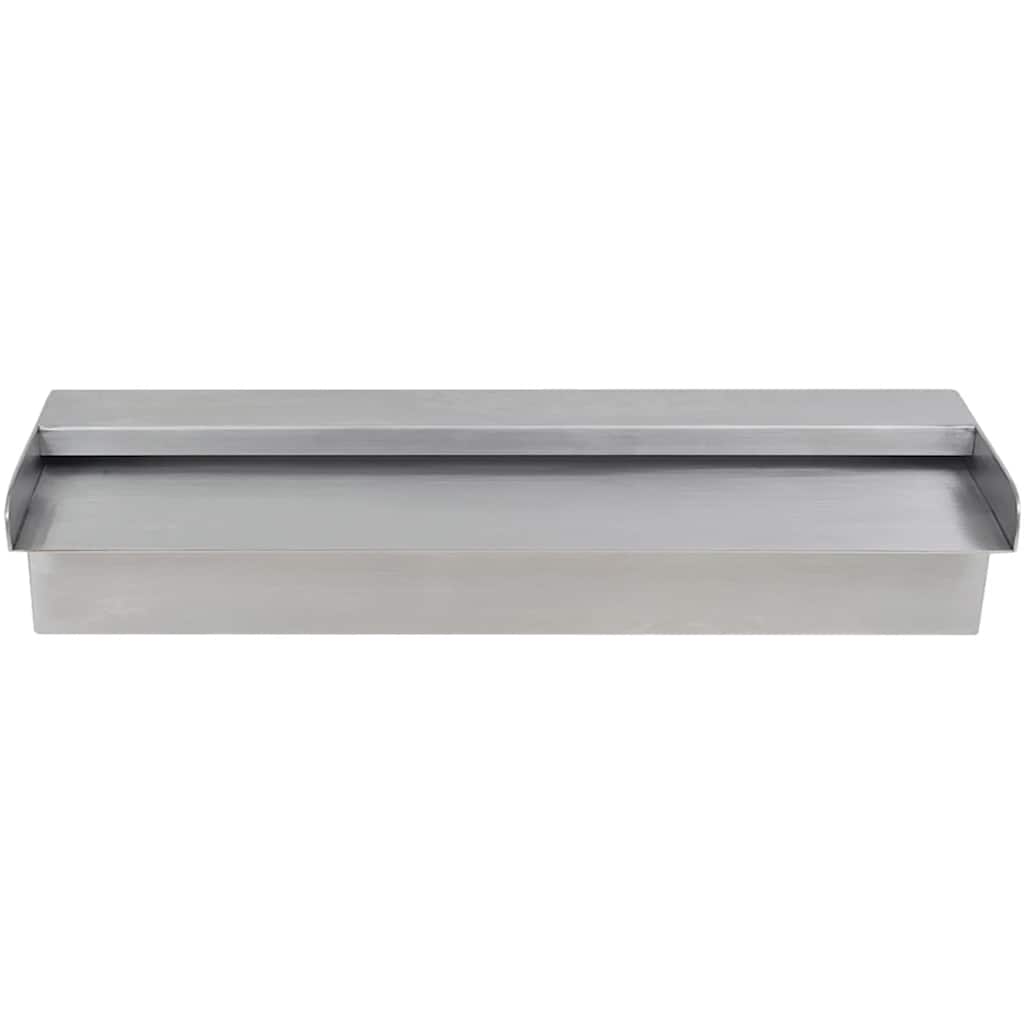 Vidaxl piscina agua otoño rectangular 45 cm de acero inoxidable