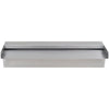 Vidaxl piscina agua otoño rectangular 45 cm de acero inoxidable