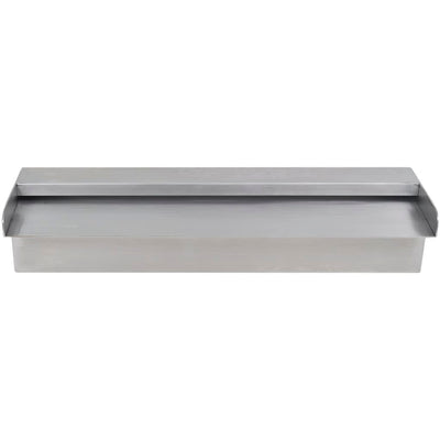 Vidaxl piscina agua otoño rectangular 45 cm de acero inoxidable