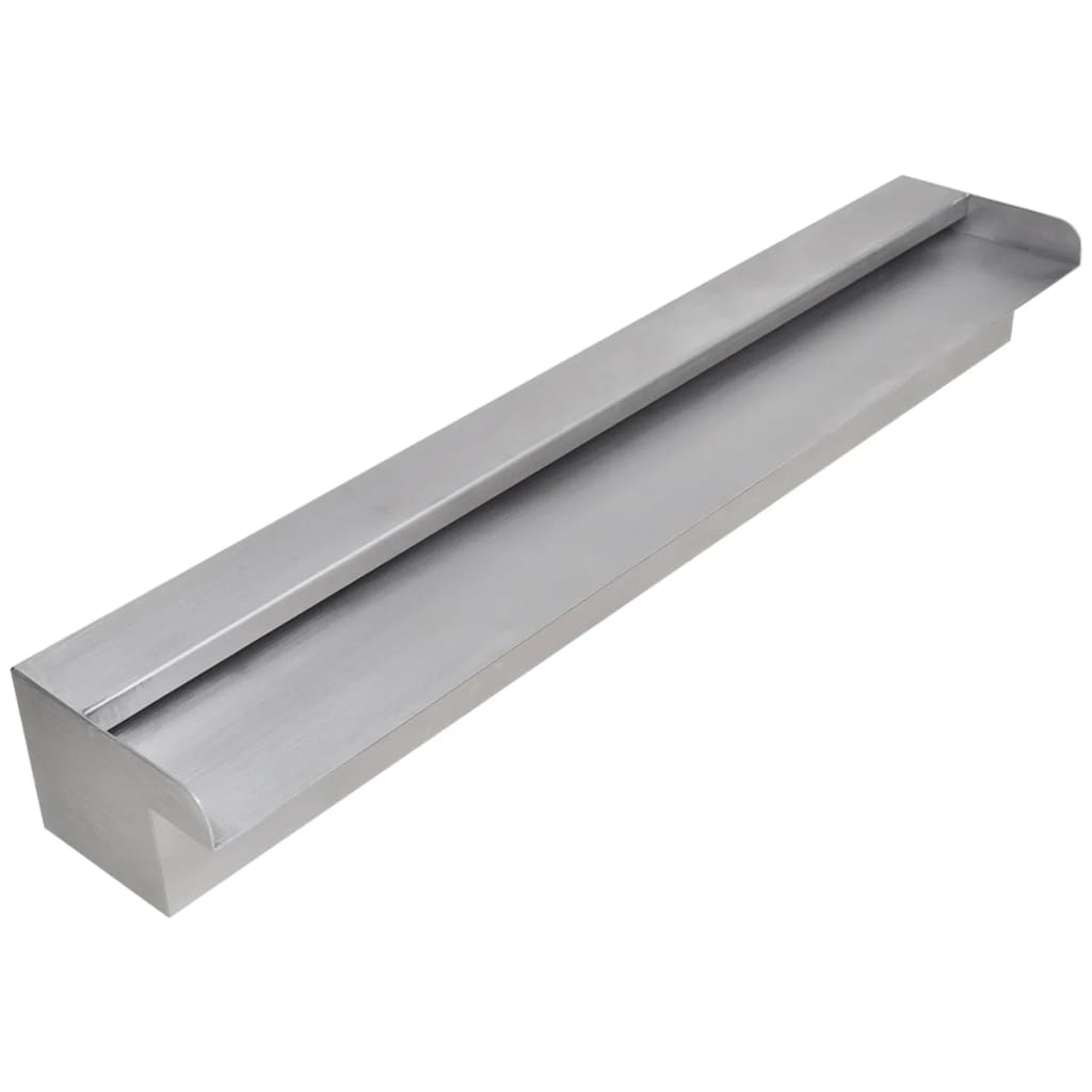 Vidaxl piscina agua otoño rectangular 60 cm de acero inoxidable