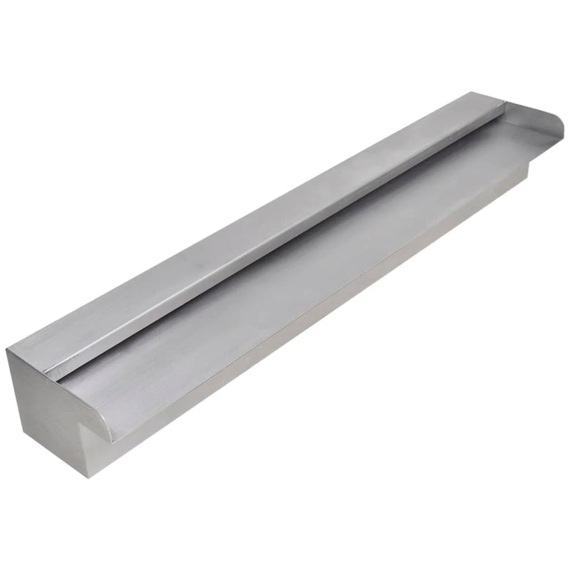 Vidaxl piscina agua otoño rectangular 60 cm de acero inoxidable
