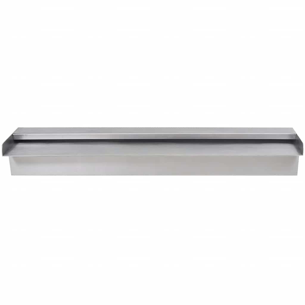Vidaxl piscina agua otoño rectangular 60 cm de acero inoxidable