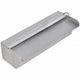 Vidaxl Cascada de piscina con LED rectangular de 30 cm de acero inoxidable