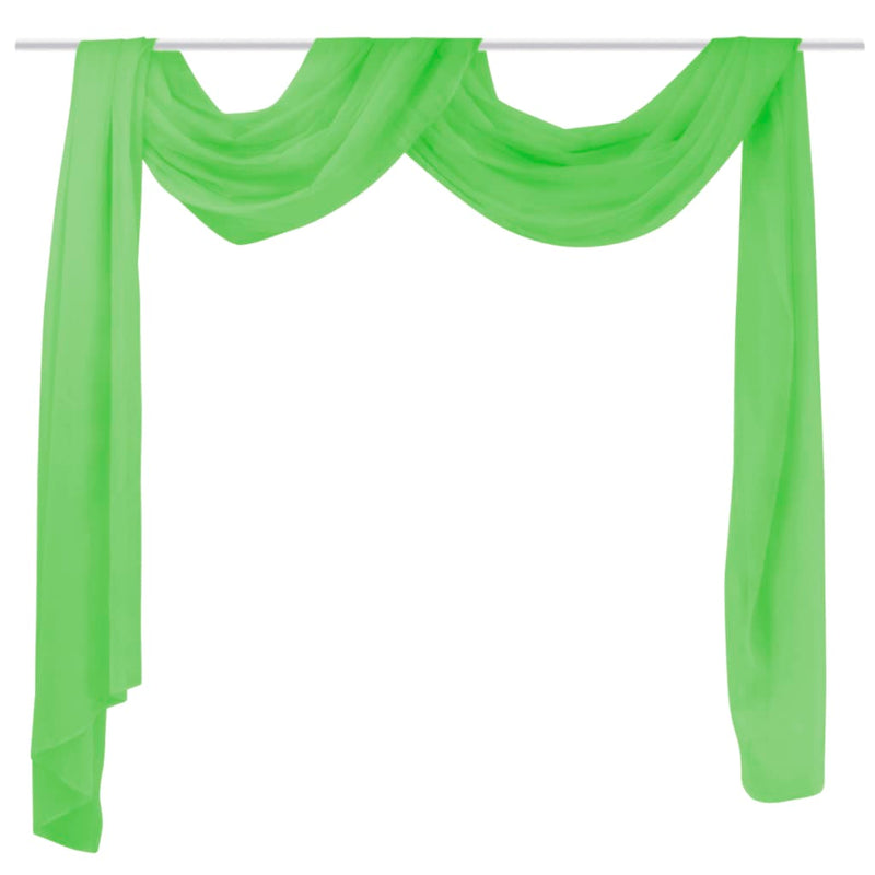 Vidaxl Overgijn Translucent Voile 140 x 600 cm verde