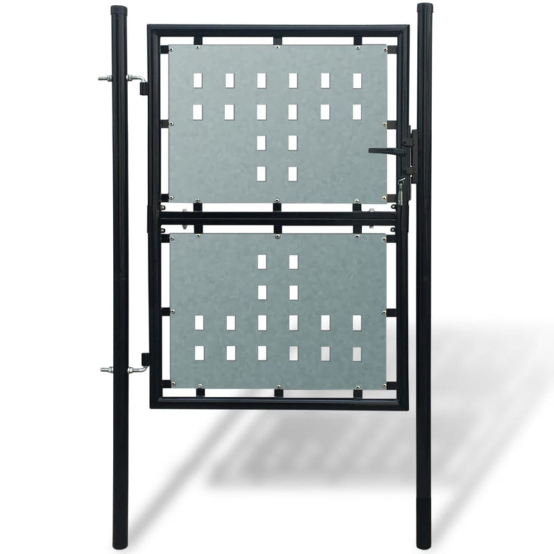 Porta Vidaxl solo 100x225 cm nero