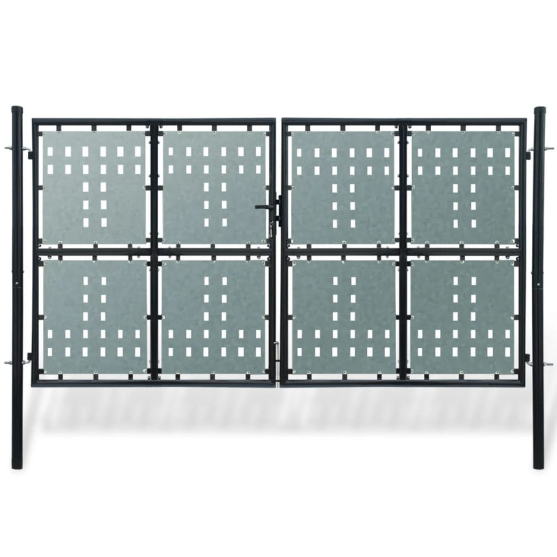Porta Vidaxl solo 300x250 cm nero