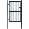 Vidaxl 2d poort (enkel) antracietgrijs 100x120 cm