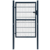 Vidaxl 2d poort (enkel) antracietgrijs 100x120 cm