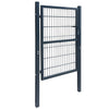 Vidaxl 2d poort (enkel) antracietgrijs 100x120 cm