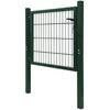 Vidaxl Port Double Rod Bold (tobillo) 106x130 cm verde