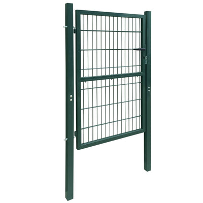 Vidaxl 2d hekpoort (enkel) groen 100x120 cm