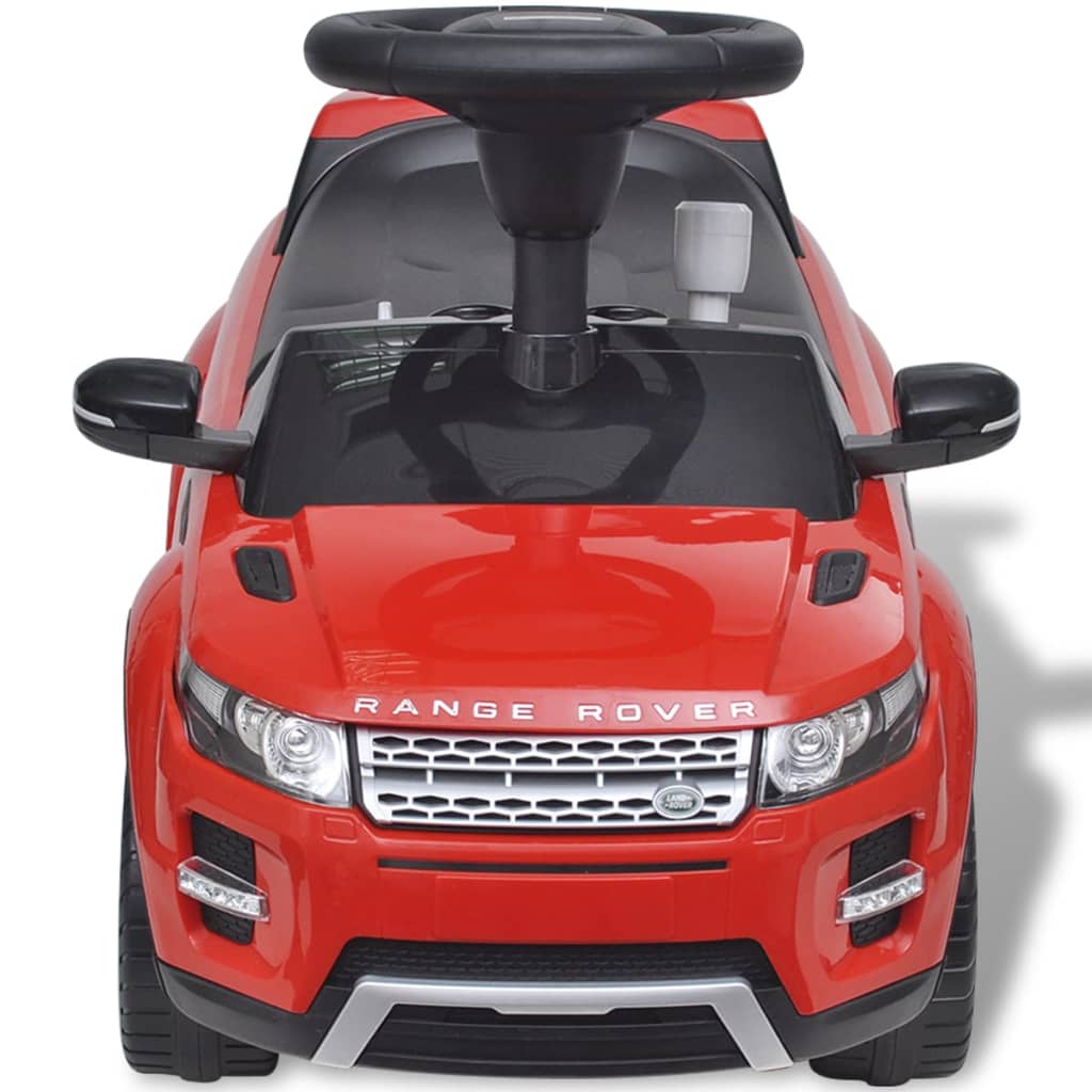 Vidaxl Walking Car Land Rover 348 con musica rossa