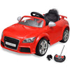 Vidaxl Electricidad de automóvil infantil con control remoto Audi Tt Rs Red