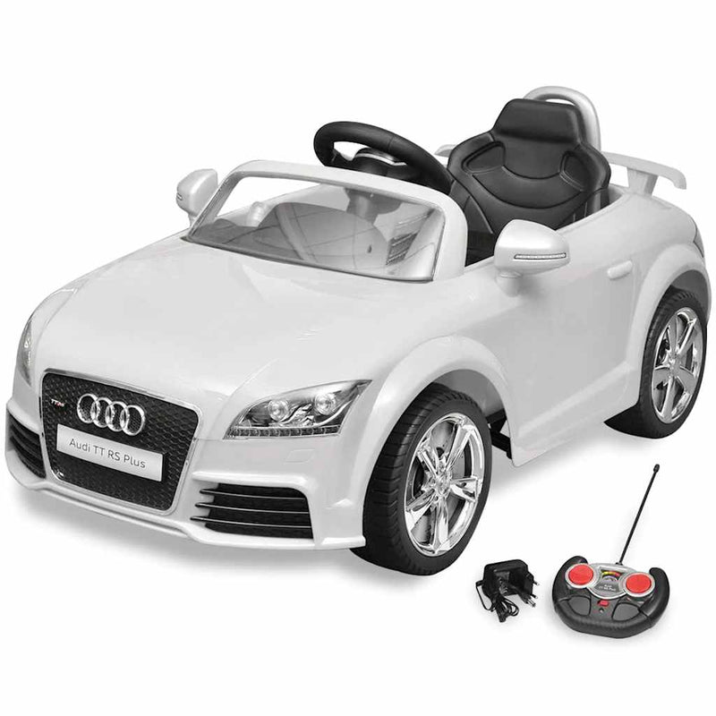Vidaxl Electric Auto Audi TT Rs con telecomando bianco