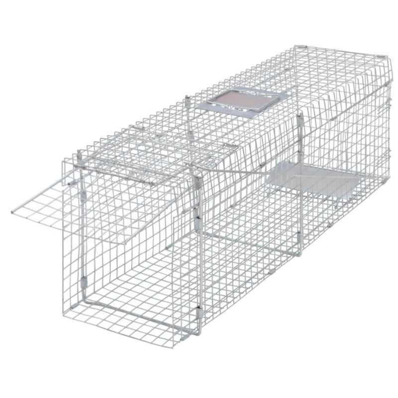Vidaxl Animal -friendly Fall 100 cm zincato
