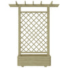 VidaXL Pergola plantenbak 162x56x204 cm hout