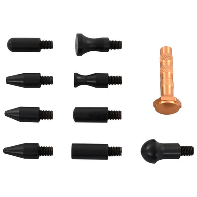 Set ammaccato di Vidaxl a 10 pezzi senza spruzzatura