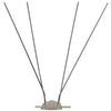 Vidaxl Pins Vogelen Pigeon con 4 filas de 6 pcs 3 m de plástico