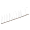 Vidaxl Vogelen Pigeon Pin con 2 file 6 St 3 m in acciaio inossidabile
