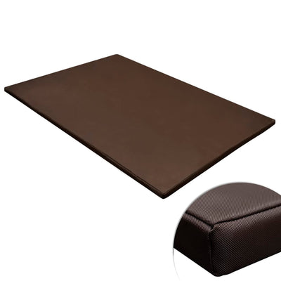 Vidaxl Mat de perro Tamaño rectangular plano XL marrón