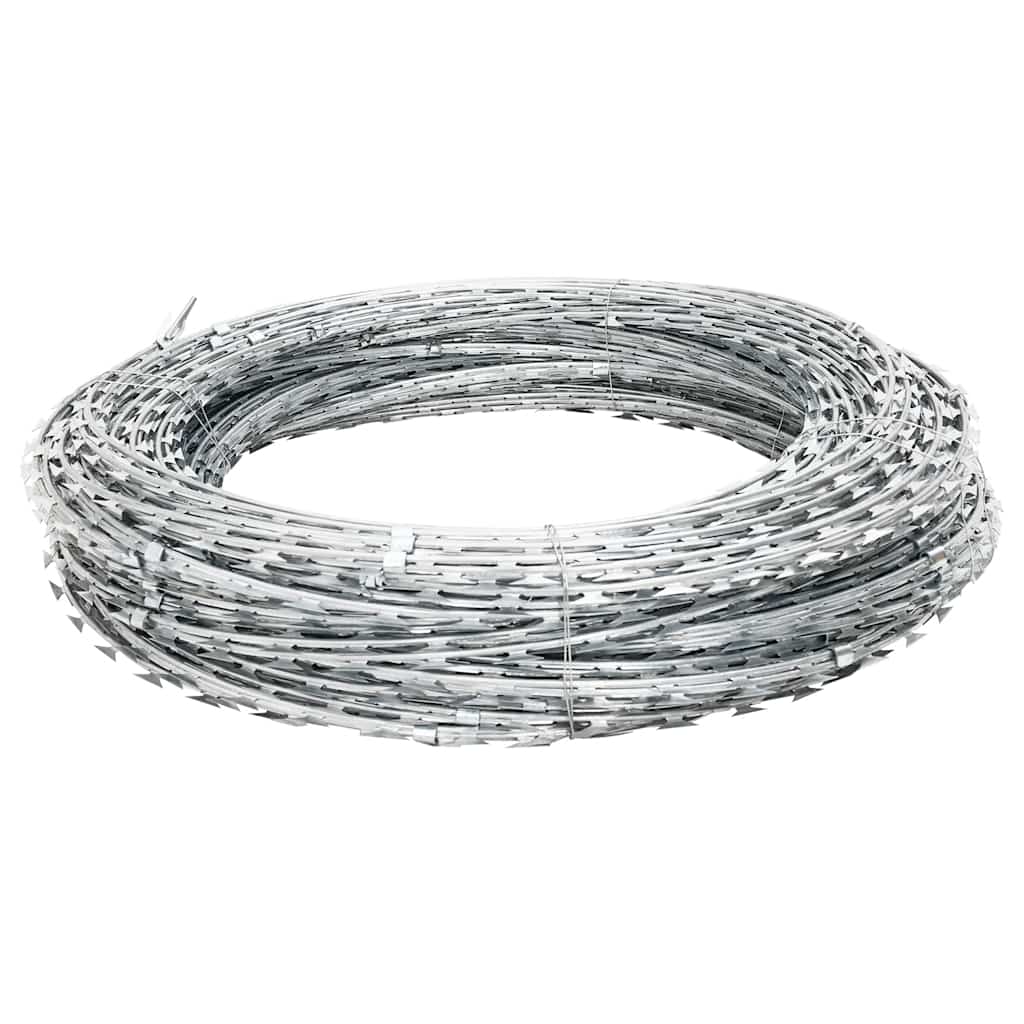 Vidaxl SCHEERMMSSTIKKELDRAAD Concerto Galvanized Steel 100 m