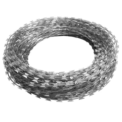Vidaxl SCHEERMETSTIKKELDRAAD Concertina Galvanized Steel 150 m