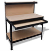 Vidaxl Workbench con scheda di sospensione e cassetto