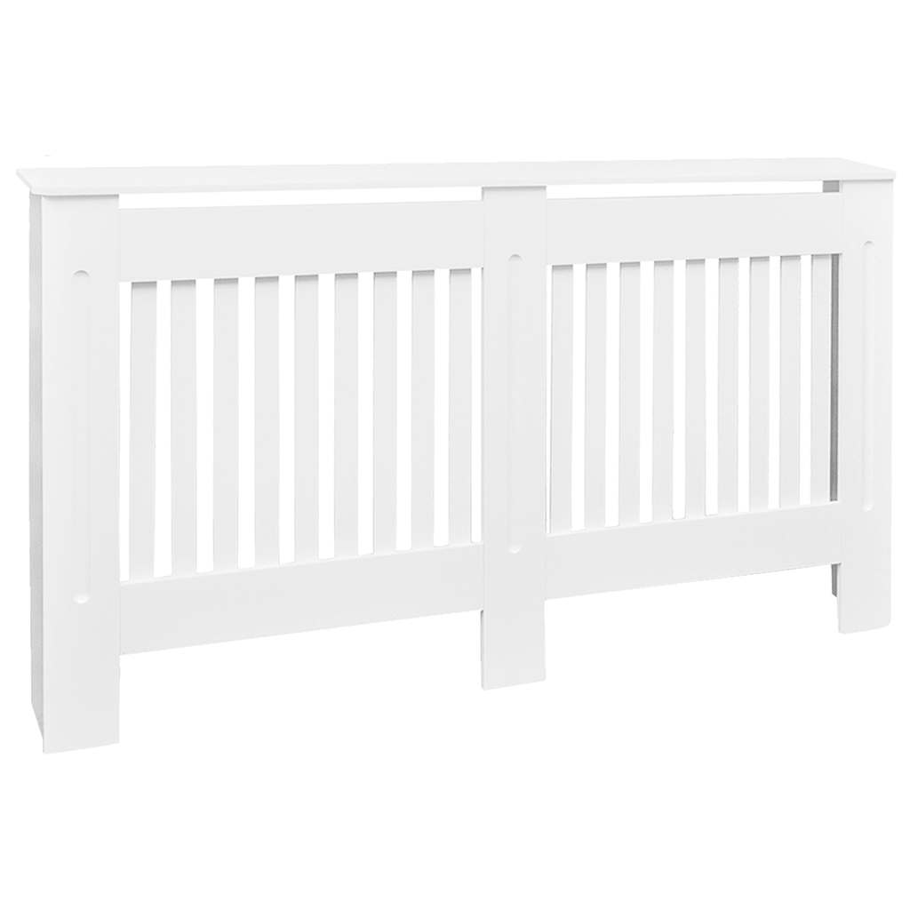 Vidaxl radiatorombouw 152 cm mdf wit