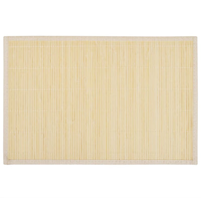Vidaxl 6 Pillemats Bamboo 30 x 45 cm por supuesto