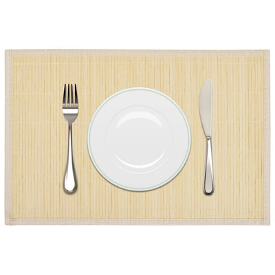 Vidaxl 6 Pillemats Bamboo 30 x 45 cm por supuesto